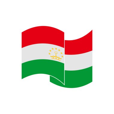 Tajikistan flags icon set, Tajikistan independence day icon set vector sign symbol