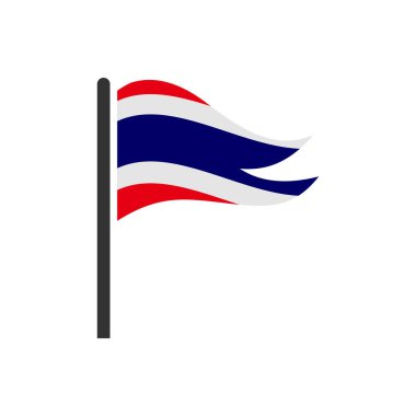 Thailand flags icon set, Thailand independence day icon set vector sign symbol