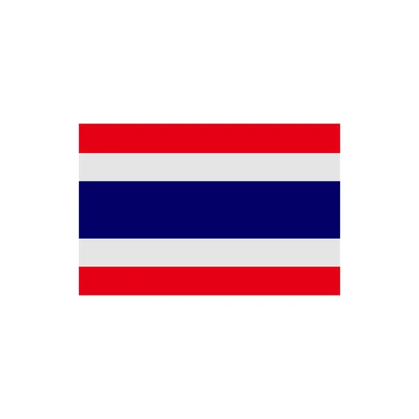 Tailândia Bandeiras Ícone Definido Tailândia Independência Dia Ícone Conjunto Vetor —  Vetores de Stock