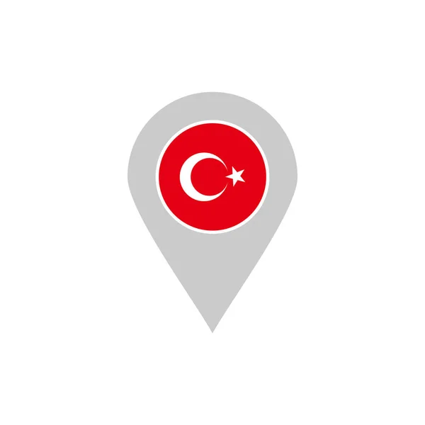 Turkije Vlaggen Pictogram Set Turkije Onafhankelijkheid Dag Pictogram Set Vector — Stockvector