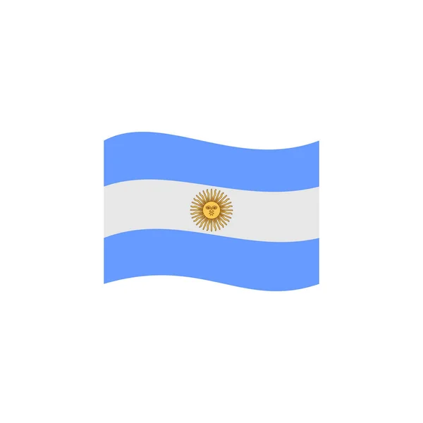 Argentina Flags Icon Set Argentina Independence Day Icon Set Vector — Stock Vector
