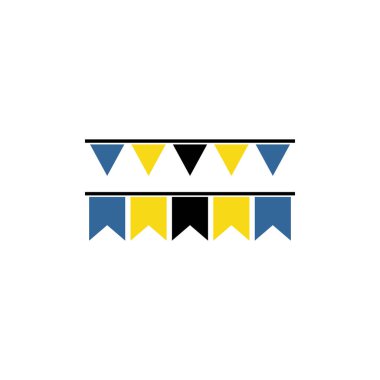 Bahamalar bayrak simgesi seti, Bahamalar 'ın bağımsızlık günü simgesi vektör işareti belirlendi