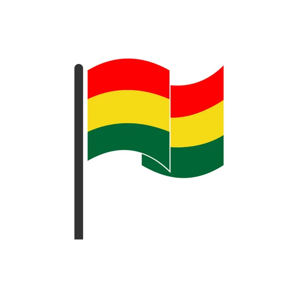 玻利维亚国旗图标集 玻利维亚独立日图标集矢量符号集 — 图库矢量图片