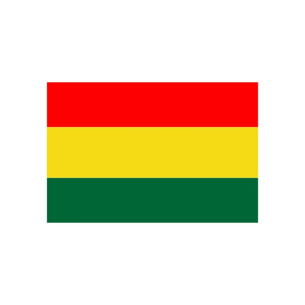 Bolívia Zászlók Ikon Készlet Bolívia Függetlenségi Nap Ikon Set Vektor — Stock Vector