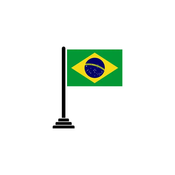 Бразильські Прапори Сайті Фіфа — стоковий вектор
