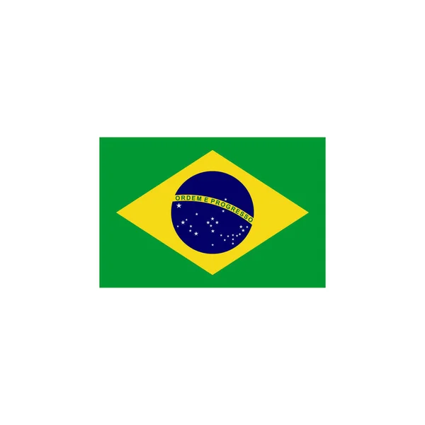Βραζιλία Σημαίες Εικονίδιο Που Βραζιλία Ανεξαρτησία Ημέρα Εικονίδιο Που Διάνυσμα — Διανυσματικό Αρχείο