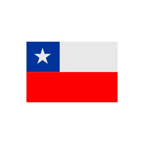 Chile Steaguri Pictograma Set Chile Ziua Independenței Pictograma Set Simbol — Vector de stoc