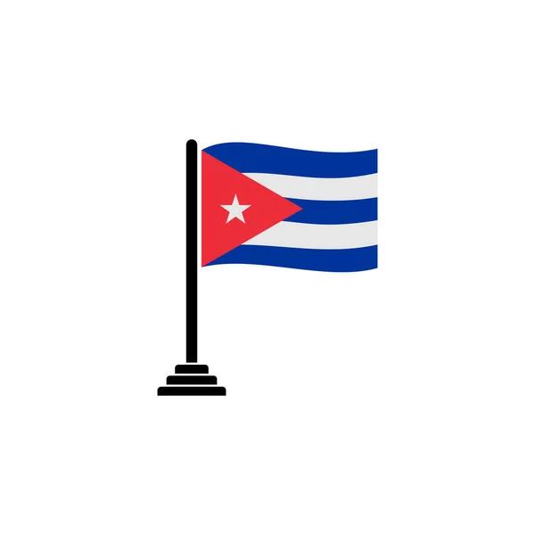 Cuba Flags Icon Set Cuba Independence Day Icon Set Vector — Stock Vector