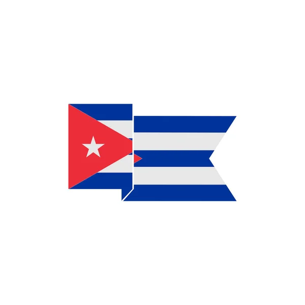 Кубинські Прапори Символ Незалежності Куби — стоковий вектор