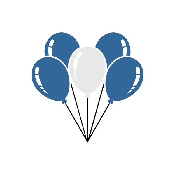 icône de ballon bleu ciel, style cartoon 14581131 Art vectoriel