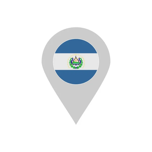 Salvador Σημαίες Εικονίδιο Που Σαλβαδόρ Ημέρα Ανεξαρτησίας Εικονίδιο Που Διανυσματικό — Διανυσματικό Αρχείο