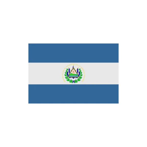 Salvador Bayrak Simgesi Seti Salvador Bağımsızlık Günü Simgesi Vektör Işareti — Stok Vektör