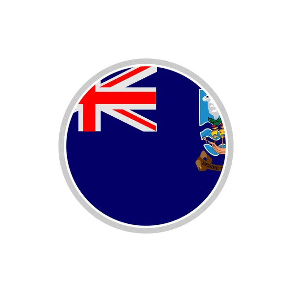 フォークランド島フラグアイコンセット フォークランド島独立記念日アイコンセットベクトル記号 — ストックベクタ