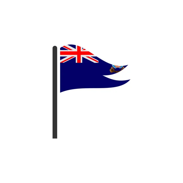 Набор Иконок Флагами Фолклендских Островов Символ Дня Независимости Фолклендских Островов — стоковый вектор