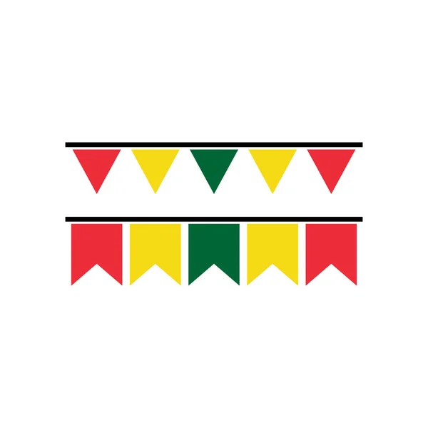 Прапори Гренади Ікони Набору День Незалежності Гренади Ікони Вектор Знаку — стоковий вектор