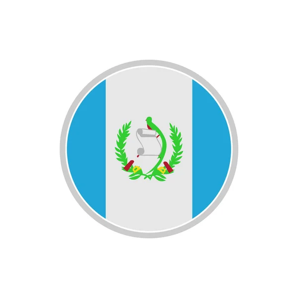 危地马拉国旗图标集 危地马拉独立日图标集矢量符号集 — 图库矢量图片