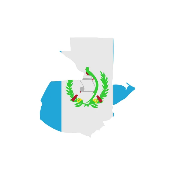 Guatemala Vlajky Ikona Sada Guatemala Den Nezávislosti Ikona Nastavit Vektorové — Stockový vektor