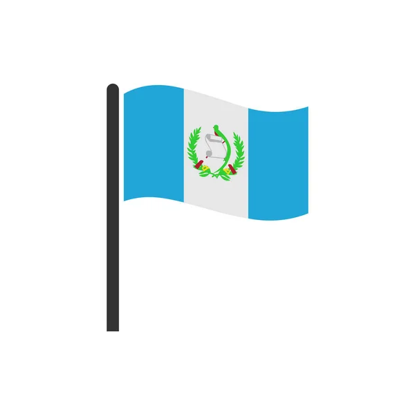 危地马拉国旗图标集 危地马拉独立日图标集矢量符号集 — 图库矢量图片