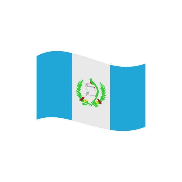 Guatemala Прапори Іконки Встановити Гватемальський День Незалежності Іконний Вектор Знаку — стоковий вектор