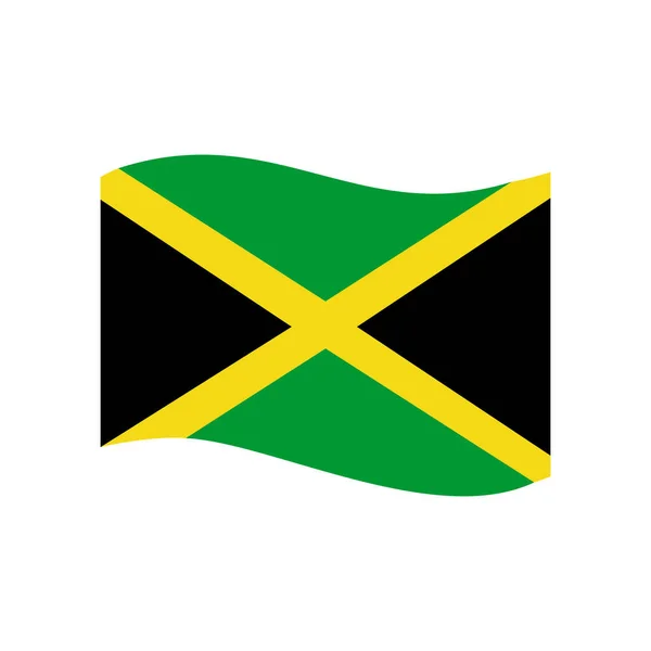Conjunto Ícones Bandeiras Jamaica Ícone Dia Independência Jamaica Definido Símbolo —  Vetores de Stock