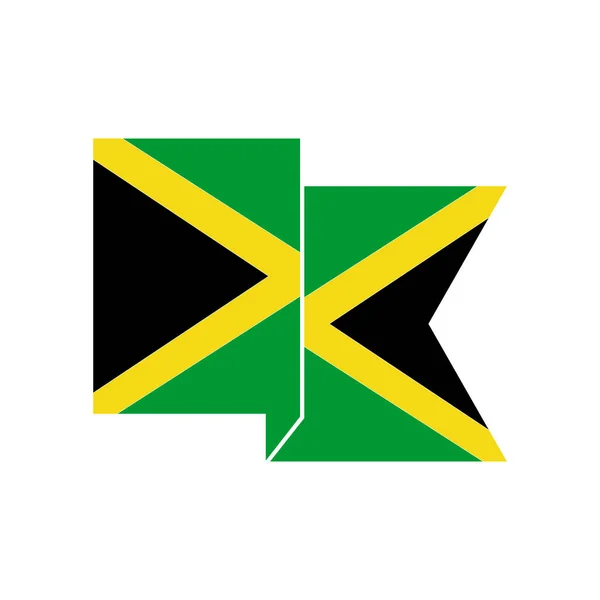 Ямайка Флаги Иконка Набор Ямайка День Независимости Иконка Набор Векторных — стоковый вектор