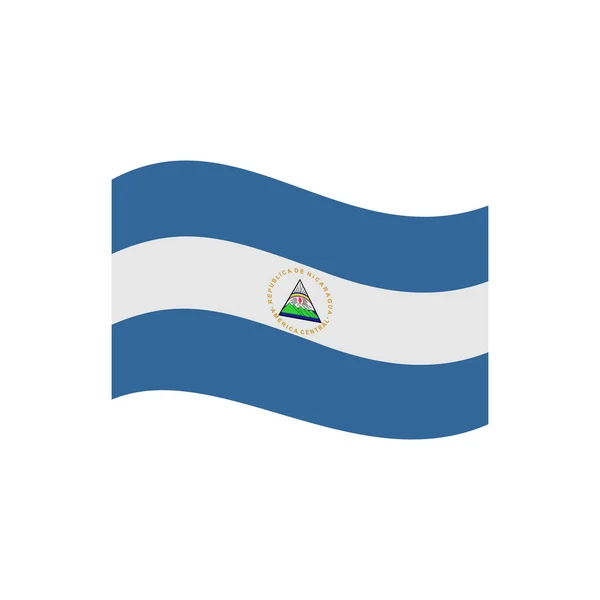 尼加拉瓜国旗图标集 尼加拉瓜独立日图标集矢量符号集 — 图库矢量图片