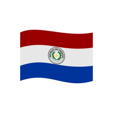 Paraguay bayrak simgesi seti, Paraguay bağımsızlık günü simgesi vektör işareti belirlendi