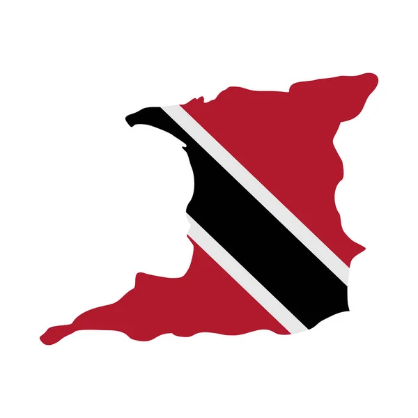 Conjunto Ícones Bandeiras Trinidad Ícone Dia Independência Trinidad Conjunto Símbolo —  Vetores de Stock