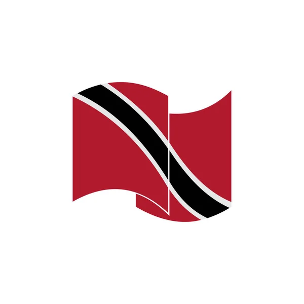 Trinidad Flaggen Icon Set Trinidad Unabhängigkeitstag Icon Set Vektor Zeichen — Stockvektor