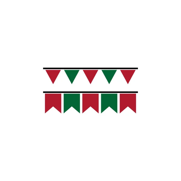 Burkina Faso Zászlók Ikon Készlet Burkina Faso Függetlenség Nap Ikon — Stock Vector