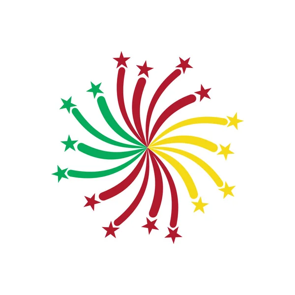 Набір Прапорів Камеруну Символ Незалежності Камеруну — стоковий вектор