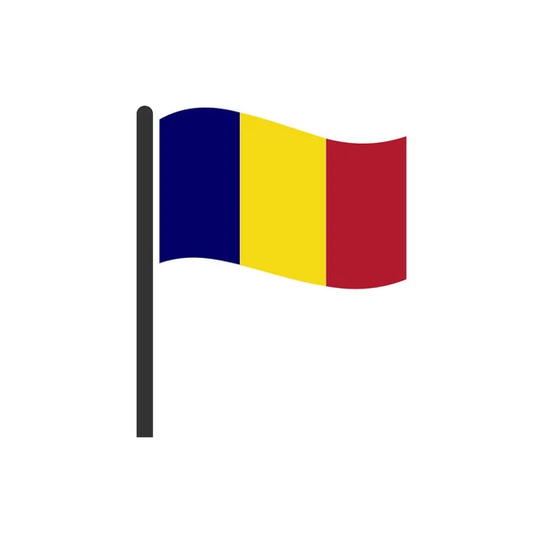 乍得国旗图标集 乍得独立日图标集矢量符号集 — 图库矢量图片
