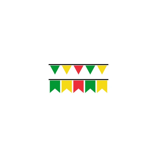 Набор Значков Флагов Эритреи Символ Дня Независимости Эритреи Набор Векторных — стоковый вектор