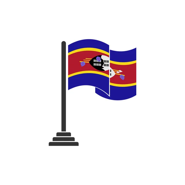 Eswatini Flags Icon Set Eswatini Independence Day Icon Set Vector — Stock Vector