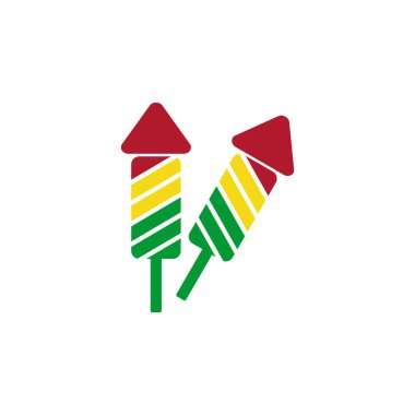 Gana bayrak simgesi seti, Gana bağımsızlık günü simgesi vektör işareti belirlendi