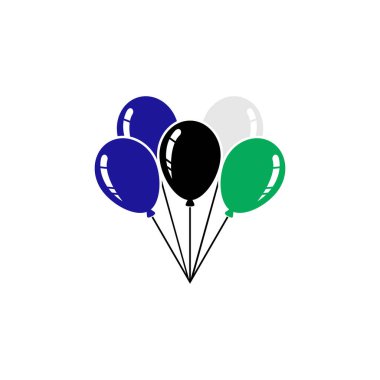 Lesotho bayrak simgesi seti, Lesotho bağımsızlık günü simgesi vektör işareti belirle