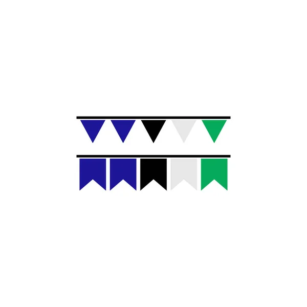 Знак Прапора Лесото Символ Незалежності Лесото — стоковий вектор