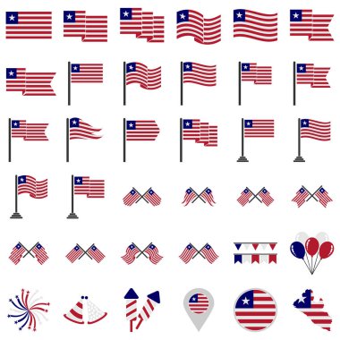 Liberya bayrak simgesi seti, Liberya bağımsızlık günü simgesi belirlendi