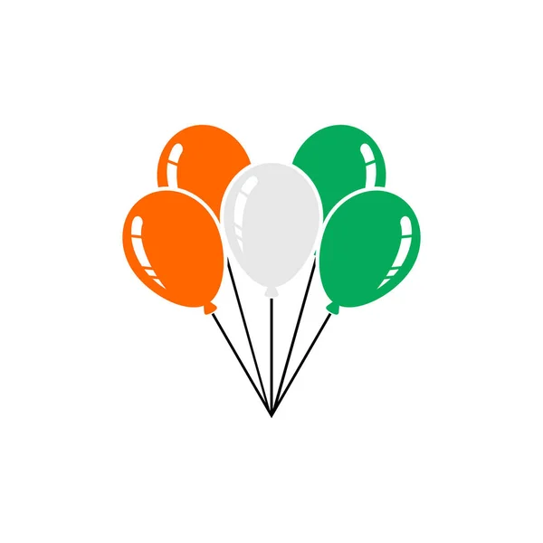 Ikona Vlajky Nigeru Nastavena Ikona Den Nezávislosti Nigeru Nastavena Symbol — Stockový vektor