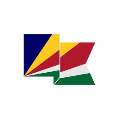 Seyşeller bayrak simgesi seti, Seyşeller 'in bağımsızlık günü simgesi vektör işareti belirle