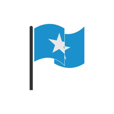 Somali bayrak simgesi seti, Somali bağımsızlık günü simgesi vektör işareti belirle