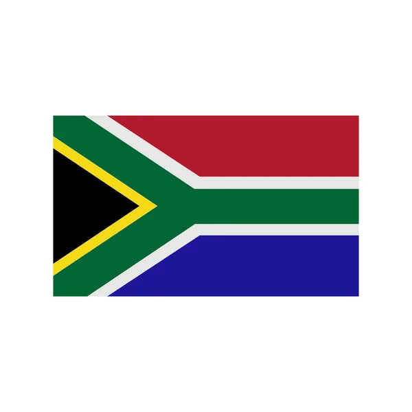 Sudáfrica Banderas Icono Conjunto Sudáfrica Día Independencia Icono Conjunto Vector — Vector de stock