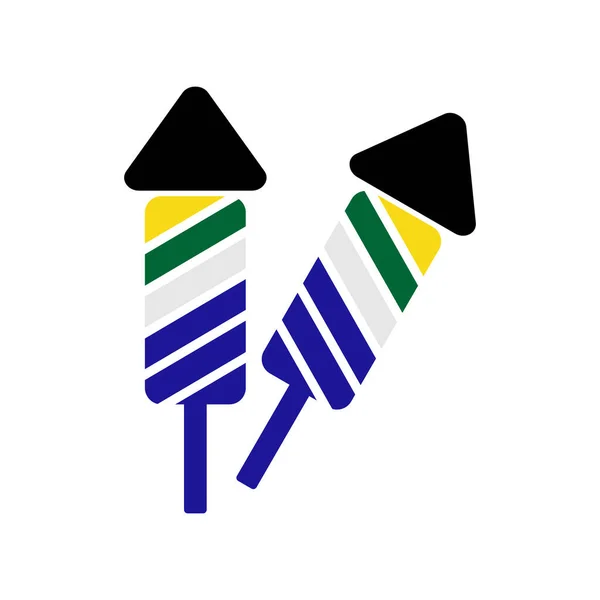 Zuid Afrika Vlaggen Pictogram Set Zuid Afrika Onafhankelijkheid Dag Pictogram — Stockvector