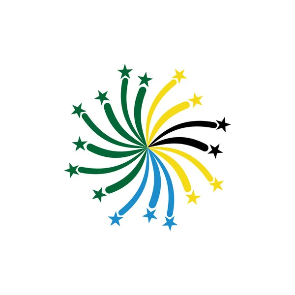 Τανζανία Σημαίες Εικονίδιο Που Τανζανία Ημέρα Ανεξαρτησίας Εικονίδιο Που Διάνυσμα — Διανυσματικό Αρχείο