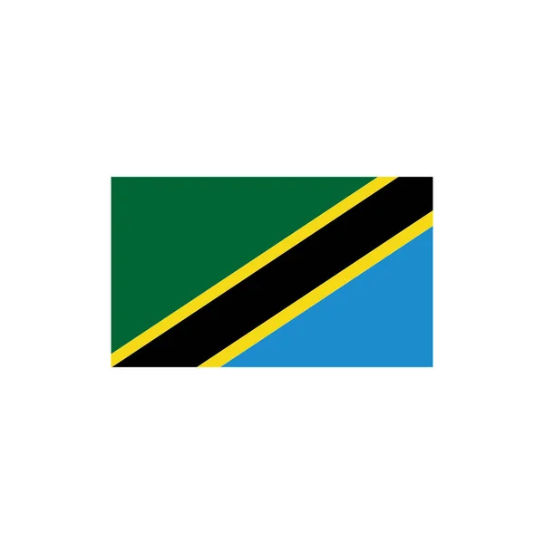 Tanzania Flags Icon Set Tanzania Independence Day Icon Set Vector — Stock Vector