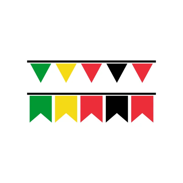 Conjunto Ícones Bandeira Zimbábue Ícone Dia Independência Zimbábue Conjunto Símbolos — Vetor de Stock