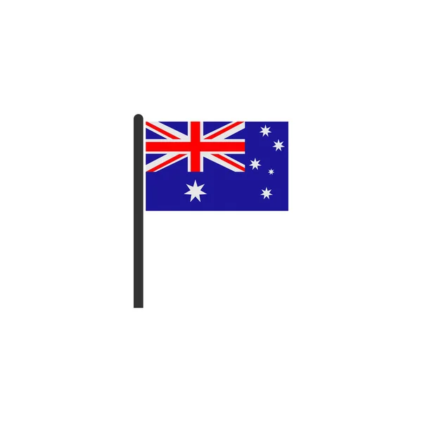 Набір Значків Прапора Австралії Набір Значків Дня Незалежності Австралії Векторний — стоковий вектор