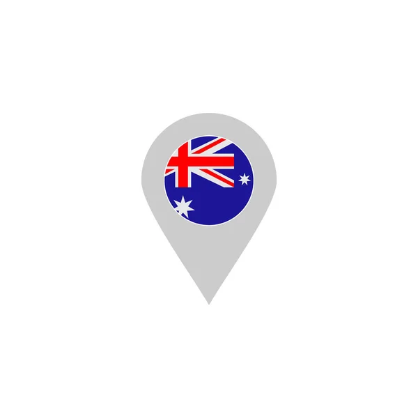 Australia Flag Icon Set Australia Independence Day Icon Set Vector — Stock Vector