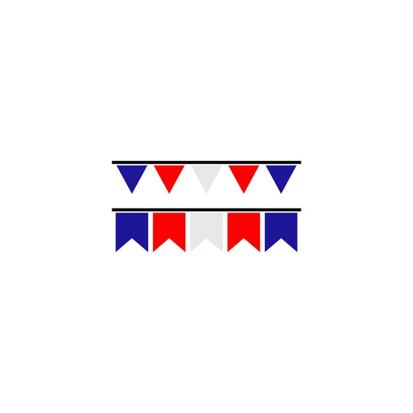 Набор Значков Флага Австралии Символ Дня Независимости Австралии Набор Векторных — стоковый вектор