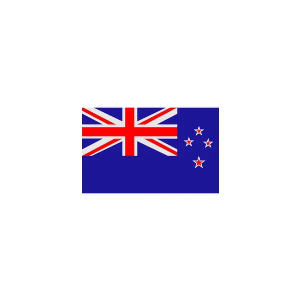 Nueva Zelanda Bandera Icono Conjunto Nueva Zelanda Independencia Día Icono — Archivo Imágenes Vectoriales